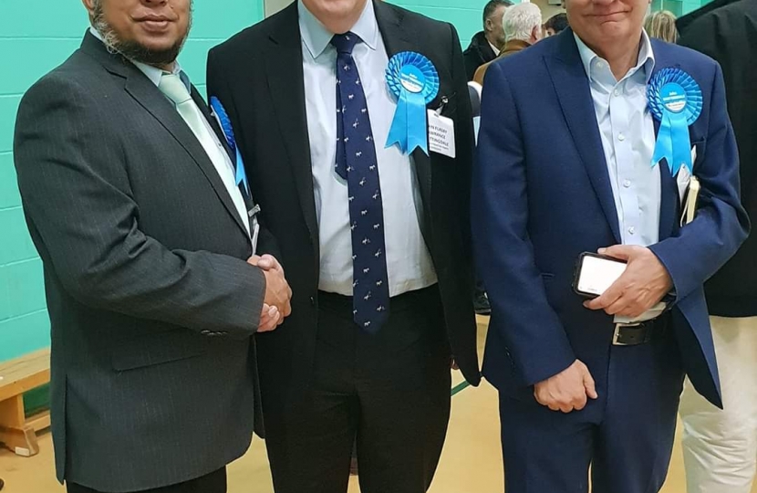 Jhual Hafiz, John Whittingdale & Ian Jones